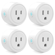 Mini zástrčka kompatibilní s Alexou a Google Home, chytrá WiFi zásuvka, dálkové ovládání s časovačem, 2,4 GHz, bez Hubu, ETL FCC (balení