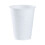 Vasos de plástico blanco Co-Ex de 18 oz - Paquete de 16 2