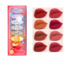 Mini Lipstick Set 8 Colors Matte Waterproof Long Lasting Smooth Velvet Travel Size Gift