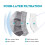 Μάσκες προσώπου Asgyf4-Ply Protection Earloop, 50 τεμάχια (Συσκευασία 1 τεμαχίου) 4