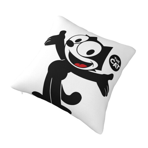 Felix The Cat, εξαιρετικά μαλακή μαξιλαροθήκη με φερμουάρ για υπνοδωμάτιο, καναπέ, 2