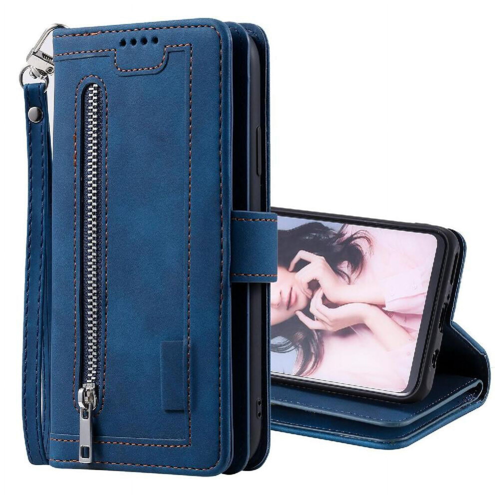Flip Case For Compatible With Samsung Galaxy A20/A30 Lanyard Pu Leather 9 Card Slots Wallet Kickstand 9322103551113