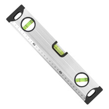 Magnetic Spirit Level 11.8 Inch Aluminum Alloy with 3 Precision Bubble Vials for Construction