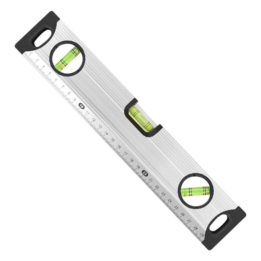 Magnetic Spirit Level 11.8 Inch Aluminum Alloy With 3 Precision Bubble Vials For Construction 9450606274588