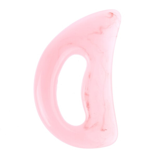 Groot Gua Sha massageapparaat voor lymfedrainage, roze