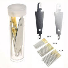 30-teiliges Set Kreuzstichnadeln, Sticknadeln für Gobelinstickerei, Größen 22/24/26 #, praktisch