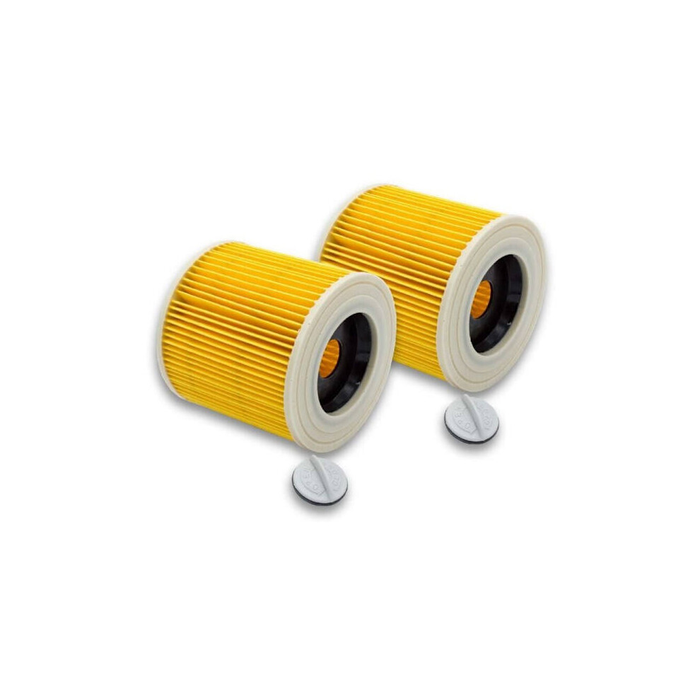 New 2x filter cartridge for vacuum cleaner, compatible with KÃ¤rcher WD2 WD3 MV3 MV2 A2004 A2054 A2204 A2656