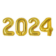 Asjyhkr Fashion2024Ilmapallot, muovia, keltainen