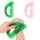 Groot Gua Sha massageapparaat voor lymfedrainage, roze 2