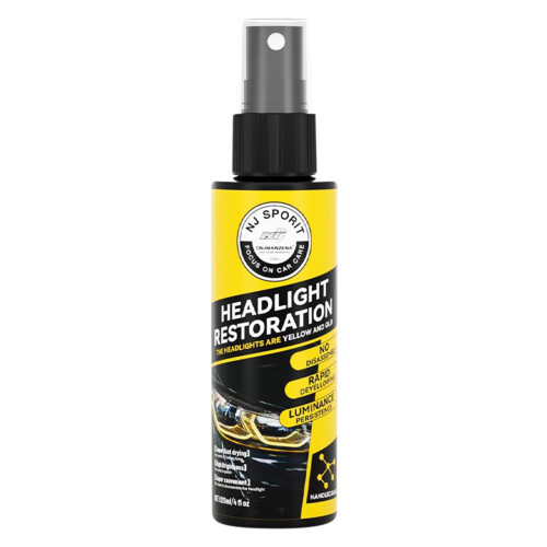 NJ SPORIT Γρήγορο Διαφανές Επίστρωμα για την Αποκατάσταση Προβολέων, 117 ml 1