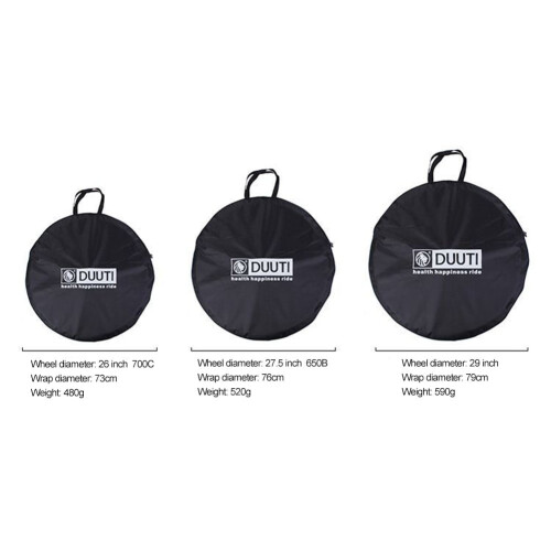 Bolsa impermeável de nylon para rodas de bicicleta de 26, 27,5 e 29 polegadas. 2