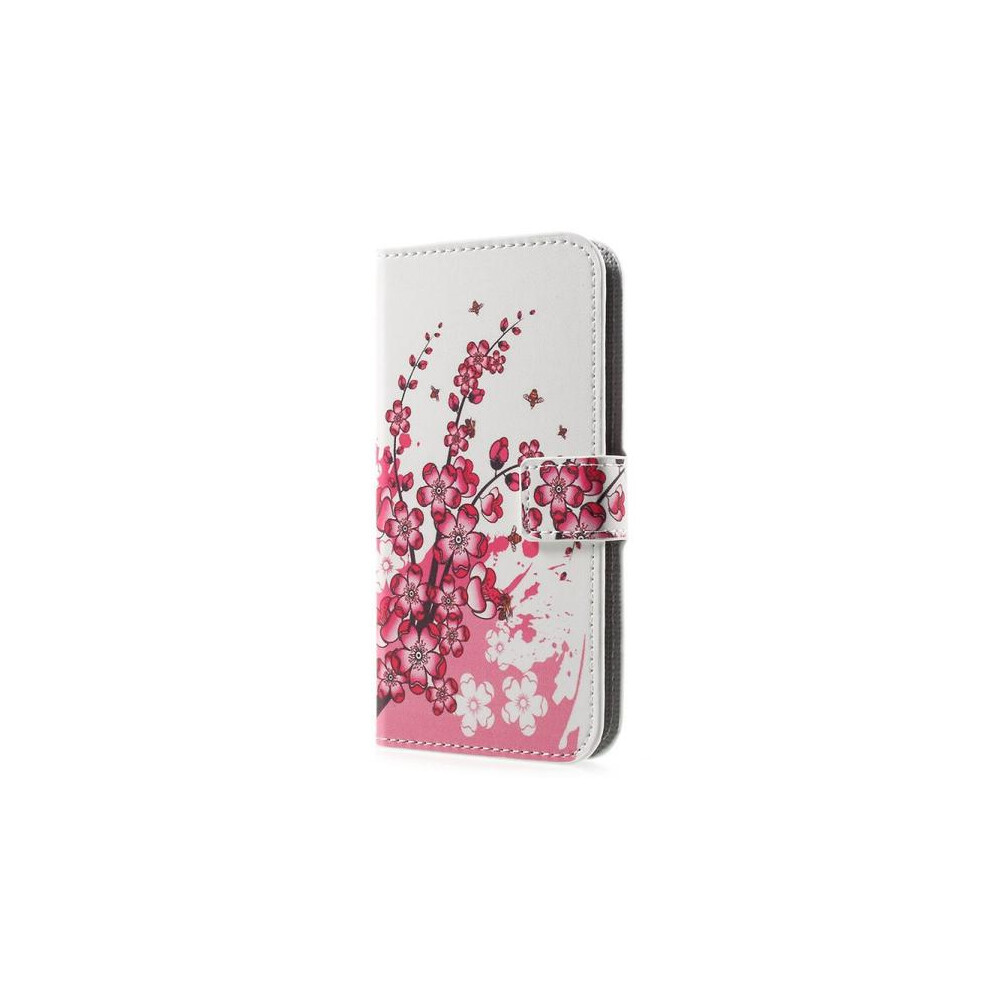 Wallet Case Compatible With Samsung Galaxy S10 - Cherry Blossoms Red 9191629590049
