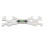 Vente flash XIUH ! Kit d'outils hexagonaux multi-trous à angle, outil multifonction à applications multiples 2ML (blanc) 1
