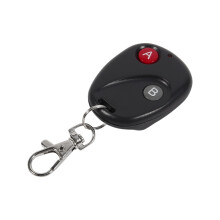 Telecomando wireless per porta del garage, chiave 433MHz in plastica nera, confezione da 2, compatibile con