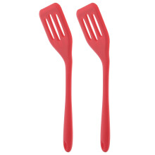 Utensílios de cozinha de silicone, espátula multifuncional para grelhar, raspador e bolo (2 peças).