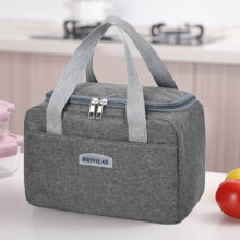 maxiaoxia Lunchtasche aus Oxford-Gewebe, tragbare Bento-Tasche mit Wärme- und Kältespeicherung, großes Fassungsvermögen für Schule, Arbeit,
