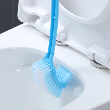 Txmfgh Toilettenbürste mit Doppelfunktion: Gummibürste und Schlitzbürste – Reinigt effektiv jede Ecke der Toilettenschüssel