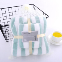 Giyblacko TowelSoft Handtuchset – 1 Badetuch + 1 Handtuch, superweiches Mikrofaser-Korallenvelours, hoch saugfähig, für Bad & Fitness