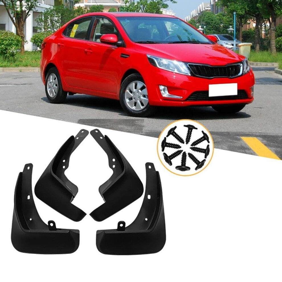 Waterproof Scratchresistant Car Mud Flaps And Fender Guards For Kia K2 Rio 20112014 9450606274649