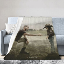 The Walking Dead hoteldeken, anime deken voor op bed, bankdeken, ultrazachte fleece deken voor slaapkamer en woonkamer, 60x50 inch