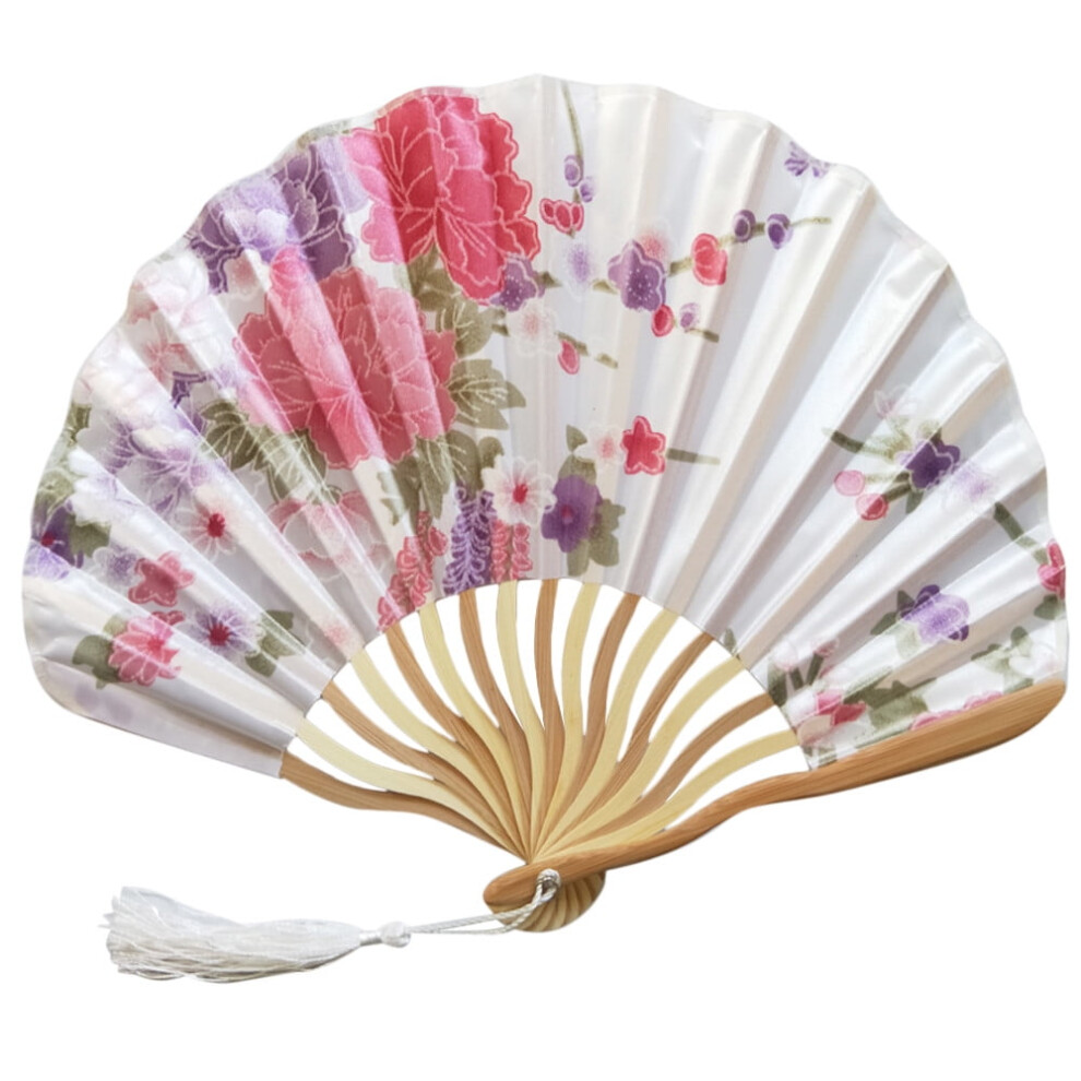 Ionze Appliances Chinese Style Hand Held Fan Bamboo Paper Folding Fan Party Wedding Decor Fans Ï¼Bï¼ 9191629734320