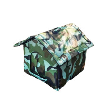 Zeceouar Outdoor Waterproof Pet Kennel, Cold Proof Tent Dog Bed Oxford Cloth, Removable Washable, Compatible with Stray S House