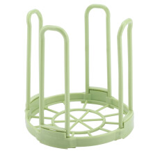 Étagère à vaisselle Delaman, support de rangement pliable en plastique durable pour bols et assiettes - Organisateur de cuisine (compatible avec