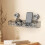 Txmfgh Clear Wall Caddy w/ Glacier Pattern - No-Drill, Removable Suction Cup Shelf for Bathroom Storage 3