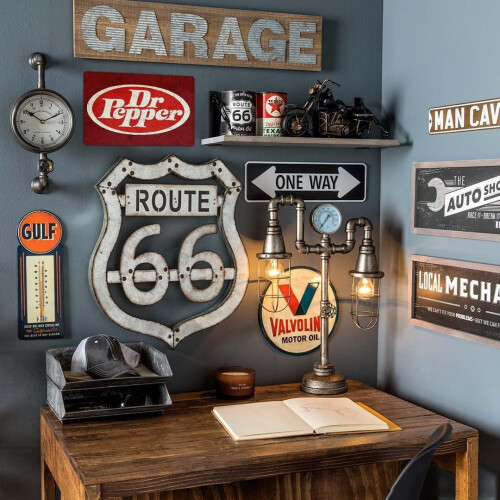 Placa de metal decorativa para parede estilo retrô vintage da Dr. Soda Pop Store Advertising Pepper, 20x30cm (8x12 polegadas) 2