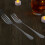 Cornucopia Brands Serving Fork (2 Pack) - 9" Stainless Steel, Elegant Buffet & Banquet Style Forks 2