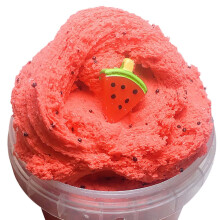 VISALY Slime de espuma suave y esponjosa con aroma a sandía, arcilla y masilla para hacer slime ligero y suave.