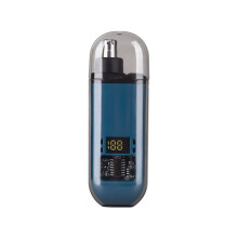 Electric Nose Hair Trimmer for Men and Women, Portable, USB Rechargeable Blue 1pcs