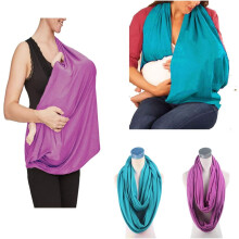 JTSN2Pack Borstvoedingsdoek Borstvoedingsbedekking Infinity Sjaal, Lichtgewicht Zachte Ademende Hoes