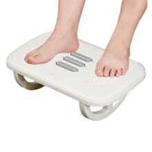 Under Desk Foot Rest Ergonomic Rocking Stool for Office Chair Comfort, Home School White