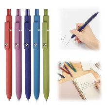 Udsalg! Giyblacko Ddaowanx Gelpenne 5 stk. 0,5 mm penne med fin spids, glat skrivestil Skrivebordstilbehør til kvinder 0,8 ml