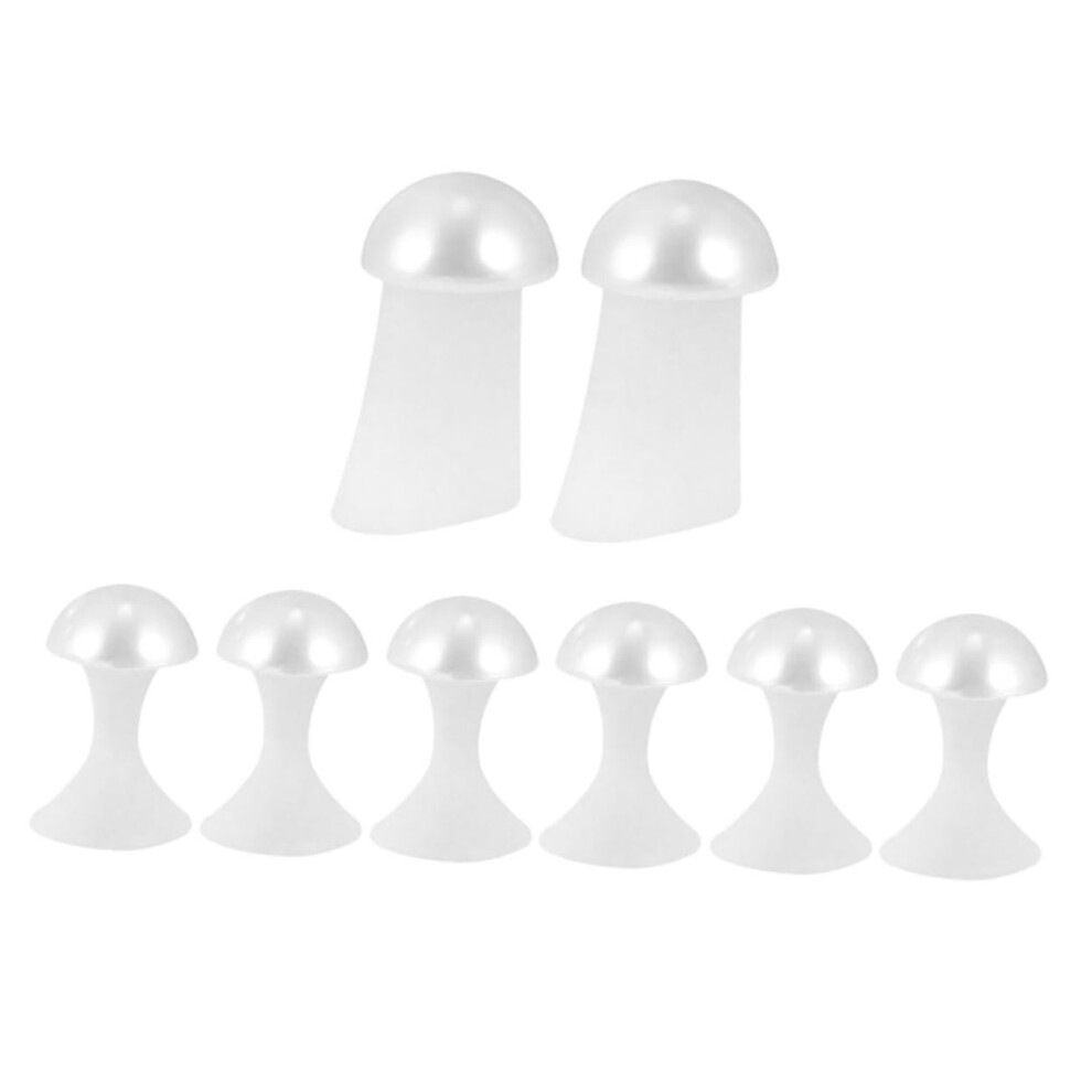 Soft Gel Toe Separators for Pedicure 8Pack Washable Spacers for Nail Polish and Bunion Relief