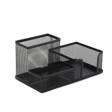 PAVEOS Opberg- en Organisatieartikelen voor op kantoor: Opruiming Pennennet Metalen Pennenhouders Pennenorganizer Zwart voor Bureau Pennenhouders