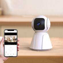 ZKCCNUK Smart HD Camera, Wireless WiFi Indoor Monitor 100W, Remote Viewing & Pan-Tilt, Compatible with Home Appliances, Gifts for Family