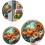 Pendentif de porte rond en bois YiFudd 1