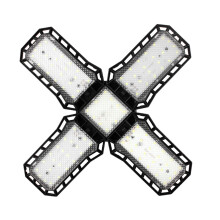 Plafoniere a LED deformabili Infidev per garage, pannelli regolabili, super luminose, a risparmio energetico, attacco E27
