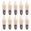 Ampoules LED à filament 34 V/0,2 W E10 de remplacement pour Arc à 7 points de chauffe 1