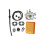 Karburator med luftfilter til Stihl FS400FS450, erstatter C1Q-S34H 1