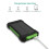 Ηλιακή τράπεζα ενέργειας 50000mAh με διπλές θύρες USB συμβατή με iPhone, iPad, Android, κάμερα - 6