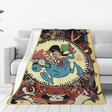 Couverture Wander Over Yonder douce et moelleuse, idéale pour les voyages, la chambre, le salon, le canapé ou le bureau. Cadeau toutes saisons pour