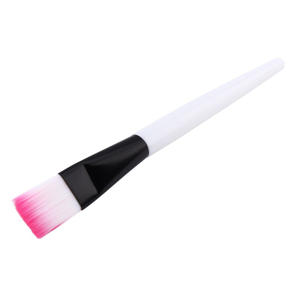 White Facial Mask Brush With Gentle Soft Bristles For Smooth Even Coverage Clay Makeup And Foundation