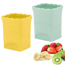 Giyblacko Eperszeletelő Csészevágó - Gyümölcsaprító eperhez, tojáshoz, banánhoz, Kompatibilis a Mini Fruit & Vegetable Prep, Konyhai