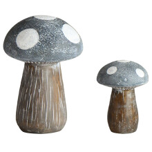 2 stuks paddenstoelbeeldjes, paddenstoelmodel, ornamenten, kunstmatige paddenstoelbeeldjes, accessoires