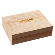 Plateau en bois, plateau alimentaire, récipients à desserts avec couvercles, plateau de rangement pour sushis, boîte en bois pour ingrédients