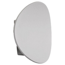 Applique murale ronde pour chambre Ă coucher, lampe de chevet nordique pour salon ou couloir (blanche)
