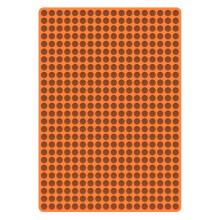 Tapete de silicona para hornear, base antiadherente para hornear, molde para pasteles y galletas de chocolate con 468 agujeros y puntos pequeños,